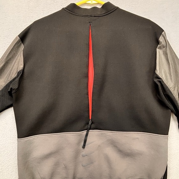 NIKE Dri-FIT Sweatshirt Womens Small Running Reflect Pullover Black DD5263 - Picture 10 of 14